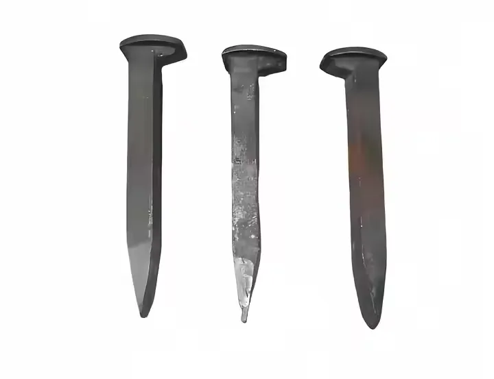 Pics de gossos de ferrocarril d'acer