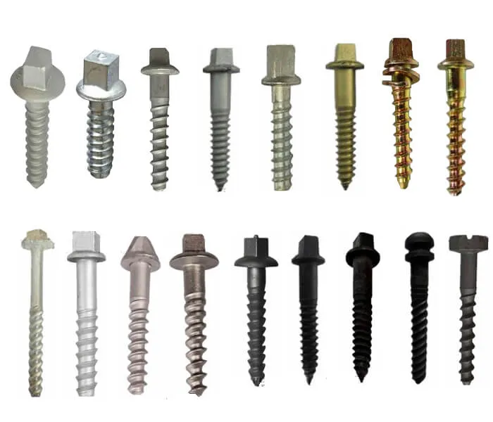 Espiga de cargols de cadira de barana galvanitzada calenta